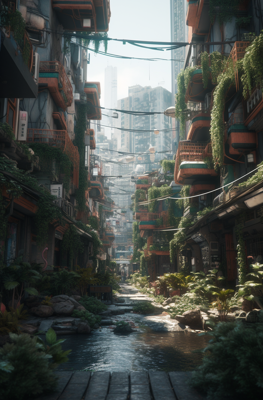 网络城市3D效果图