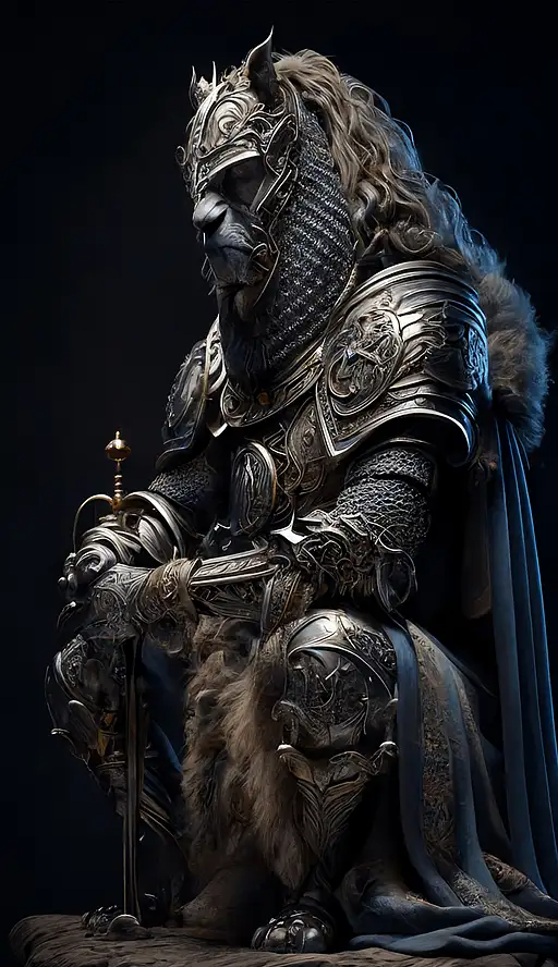 跪狮武士